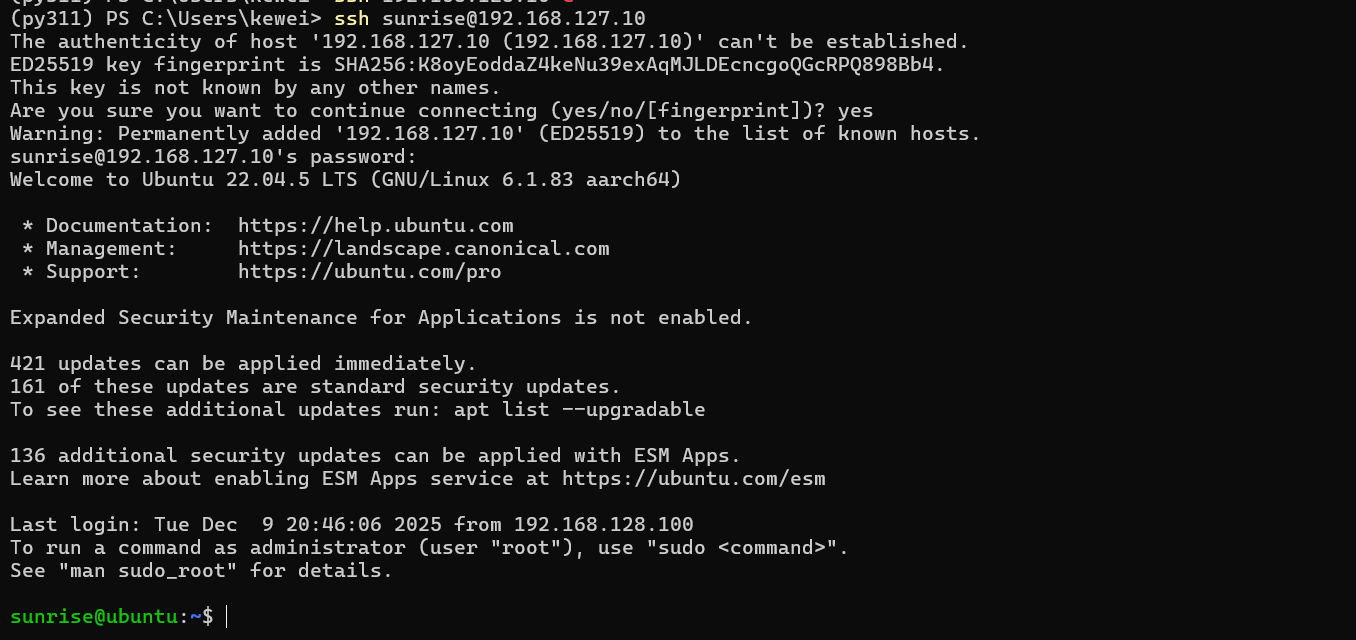Вход по SSH