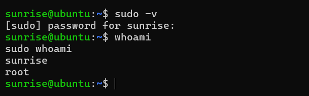 Проверка sudo