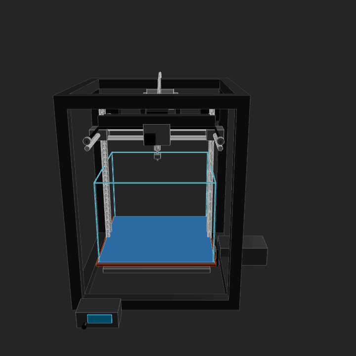 Официальный GIF бенчмарка ForgeCAD для 3D-принтера