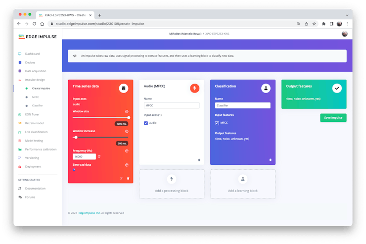 Конструкция Impulse для KWS