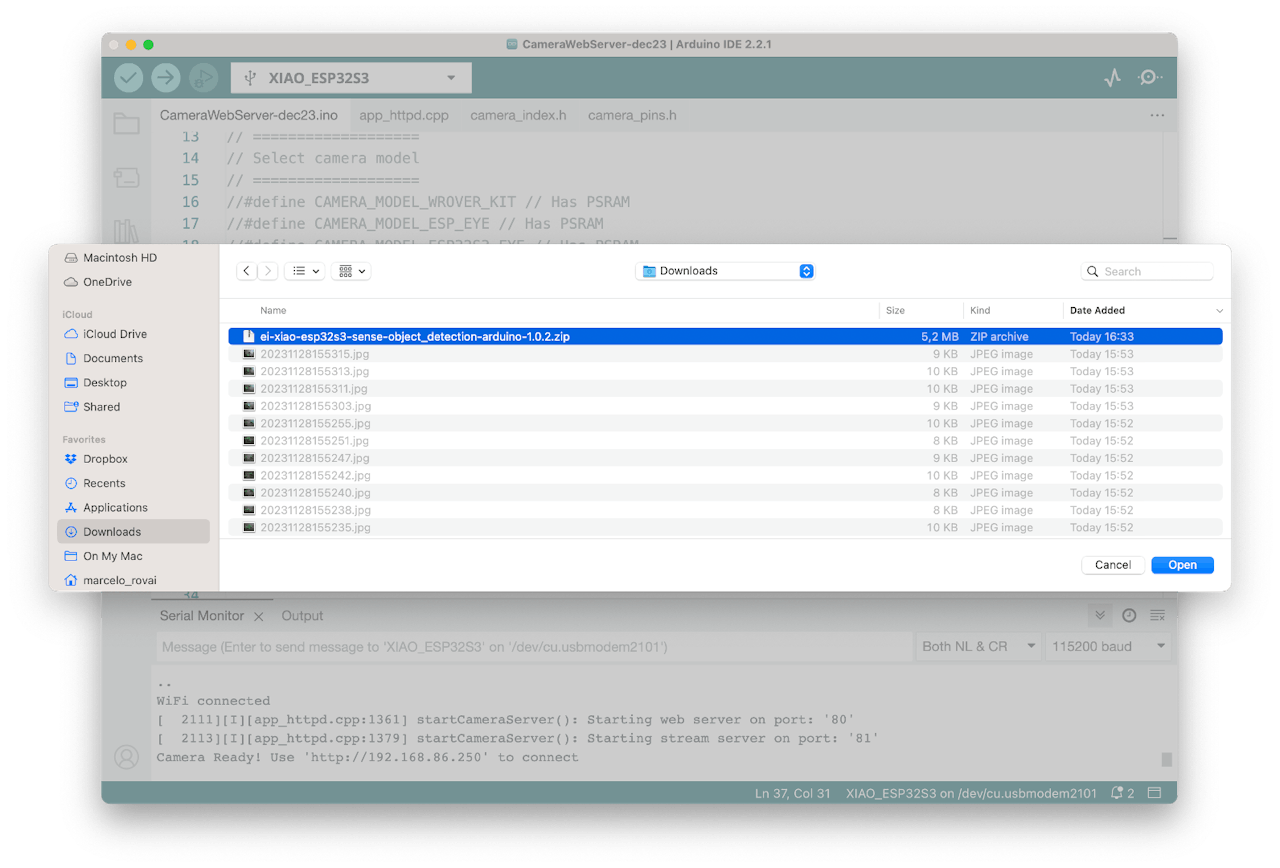 Добавление ZIP-библиотеки в Arduino IDE