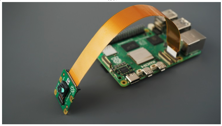 Модуль камеры Sony IMX219, подключённый к Raspi-5