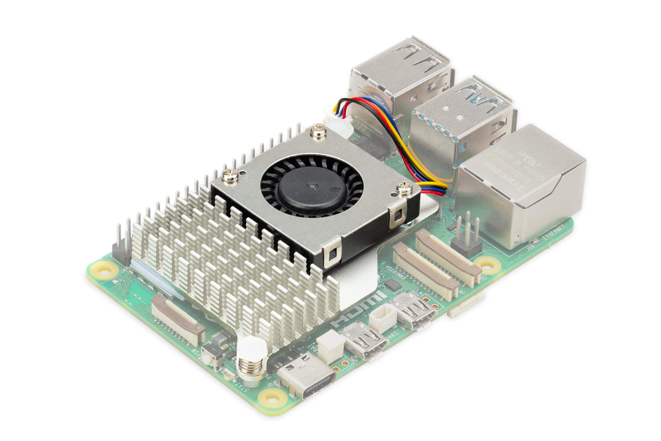 Active Cooler, установленный на Raspberry Pi 5