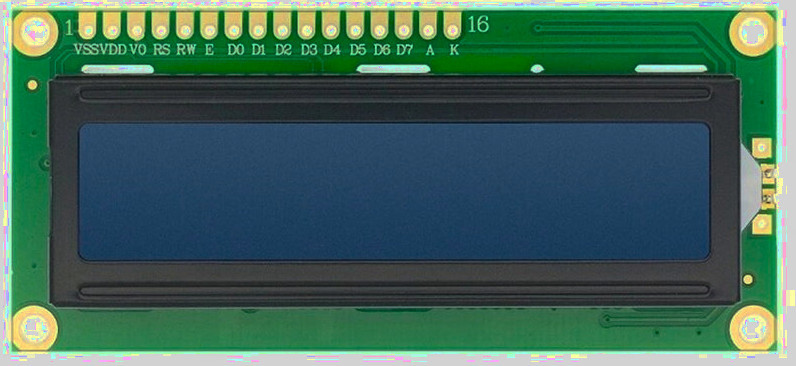 Распиновка LCD1602